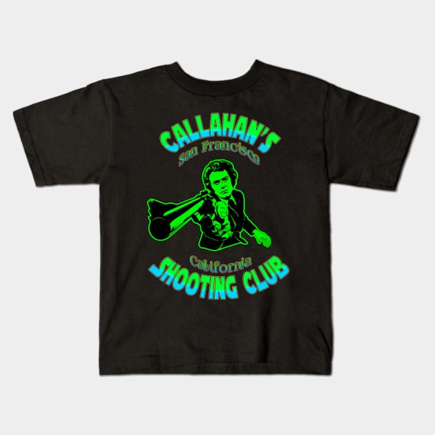 Callahan's Shooting Club Colour Kids T-Shirt by CosmicAngerDesign